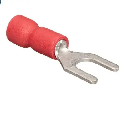 10114  SPADE TERMINAL VINIL INS RED