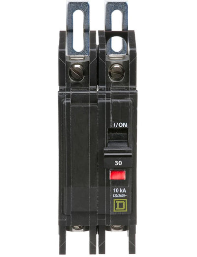 QOU225  BREAKER  SQUARE D FEED THRU  QOU Miniature Circuit Breaker, 25A, 2P, 120/240V, 10kA