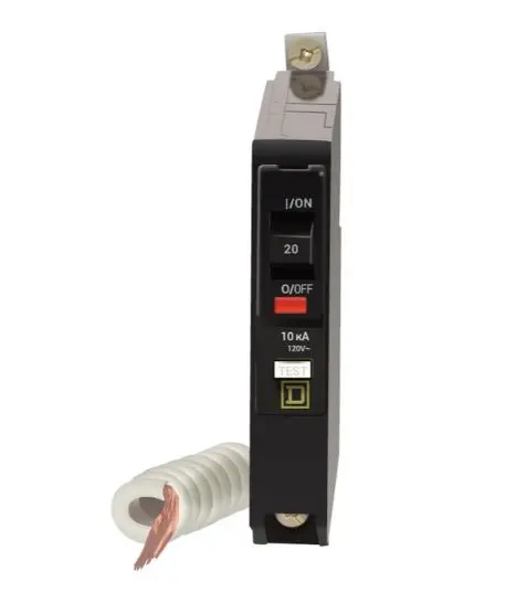 QOB120I  BREAKER  SP. 20A. BOLT  ON  GFCI  SQUARE D 