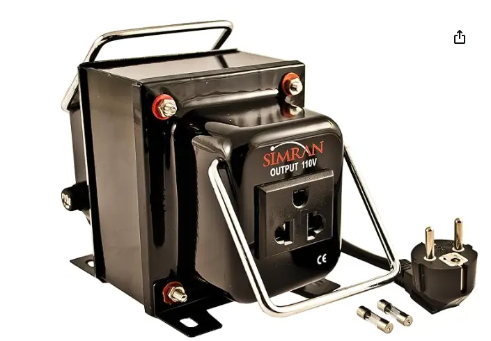 THG-5000W  STEP   UP/STEP  DOWN  TRANSFORMER Simran thg-500 transformador de voltaje 500 Vatios convierte AC 220/240 Voltios a 110 Voltios,  220.00 volts