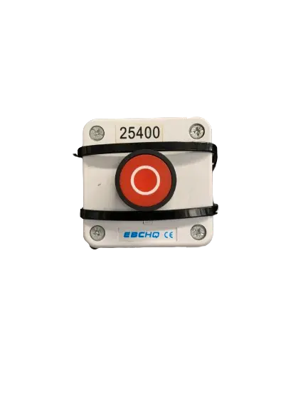 EB25400  STOP  BUTTON W/PLASTIC STATION