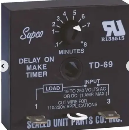 TD69  DELAY ON MAKE TIMER