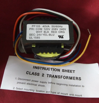 TRANSFORMER 40VA.120/208/240V