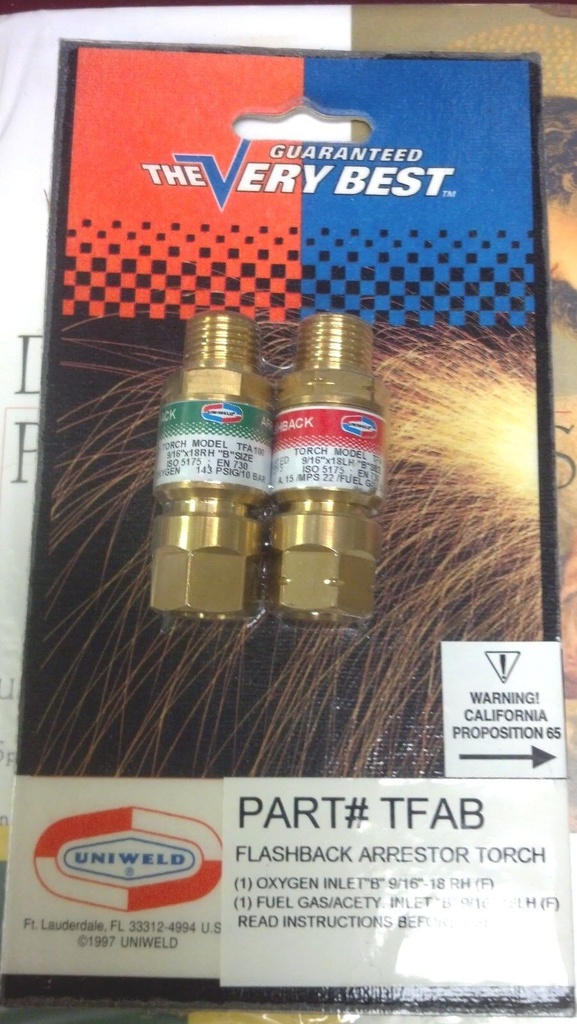 UNIWELD [70003] 45° HEAVY DUTY FLARE TOOL, SIZES: 3/16”, 1/4”, 5/16”, 3/8”, 7/16”, 1/2” AND 5/8” O.D.