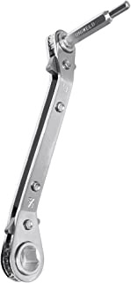 UNIWELD [70075] HEAVY DUTY OFFSET RATCHET WRENCH + FREE DUAL HEX WRENCH