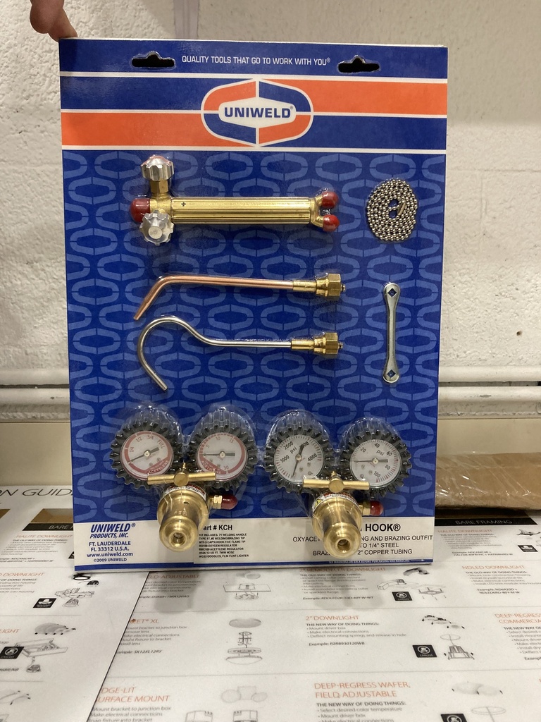 KCH  UNIWELD  CAP’N HOOK® WELD, BRAZE OUTFIT