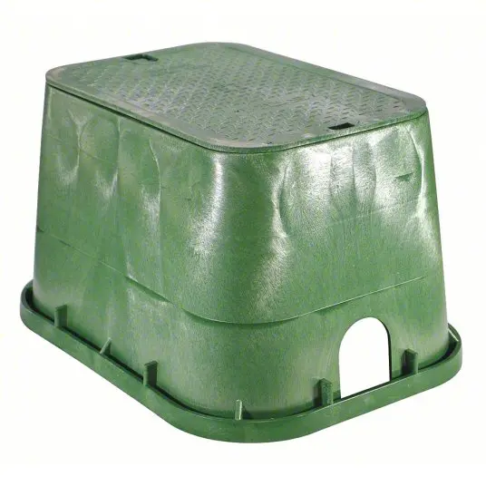 [A170168  MA-L530] A170168  MA-L530 Underground Box With Cover  14'' x 19'' x 12"  Green Superflexon PVC