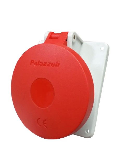 225 EB508246  WALL RECEPTACLE 32A 380-415V 3P+N+E   PALAZZOLI
