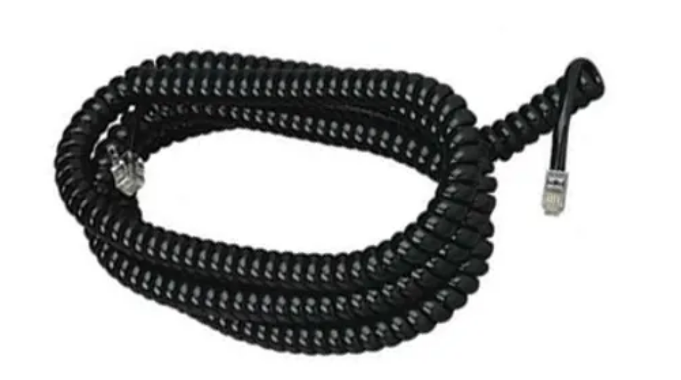 KR-209-25-WH    WHITE HANDSET COILED CORD
