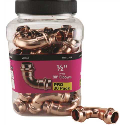 ELBOWS PRESS 1/2  PACK 90 XPRE1230JR