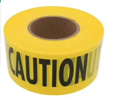 69000  YELLOW CAUTION TAPE 3'' X 1000'