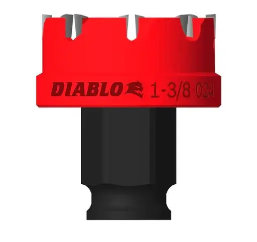 DHS1375CF  1-3/8''  DIABLO   TCT HOLE SAW CUTTER
