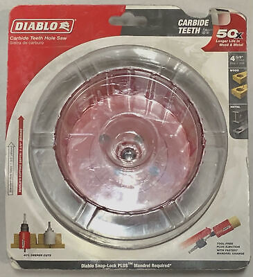 DHS4625CT DB  4-5/8''  TCT HOLESAW DIABLO