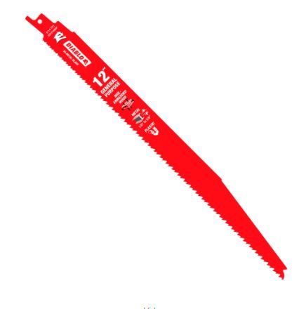 DS1214BGP200  Diablo 12'' Bi-Metal Recip Blade for Nail-Embedded Wood, Metal, and Plastic