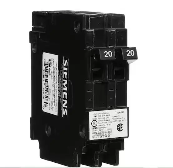 Q202HSB-1-500   BREAKER 20/20A  1P QT DUPLEX 20 Amp Tandem Single Pole Type QT Circuit Breaker SIEMENS