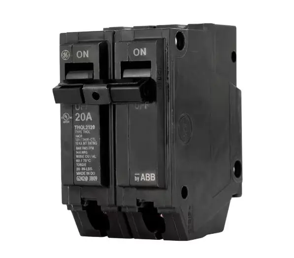 THQL2120FC  BREAKER 2P. 20A  2"  G/E Disyuntor enchufable 2P 20A 120/240V