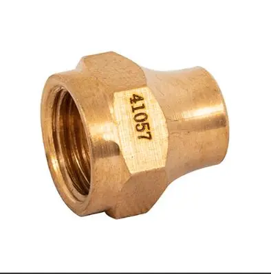  41057  5/16"OD, brass flare nut TUERCA