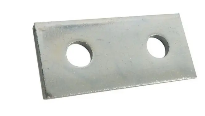17622  2 HOLE SPLICE PLATE METAL