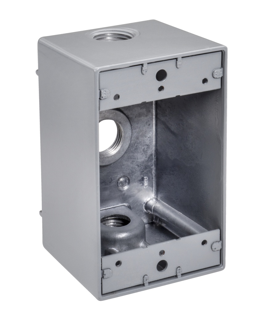 WDB13100 1" 3-HOLE DEEP WEATHERPROF BOX