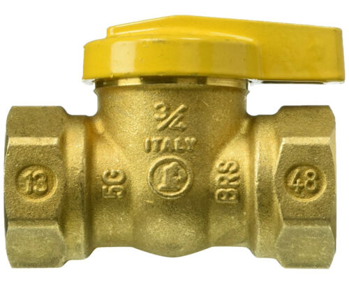 13405  200421  3/4''  BRASS GAS VALVE 3/4''