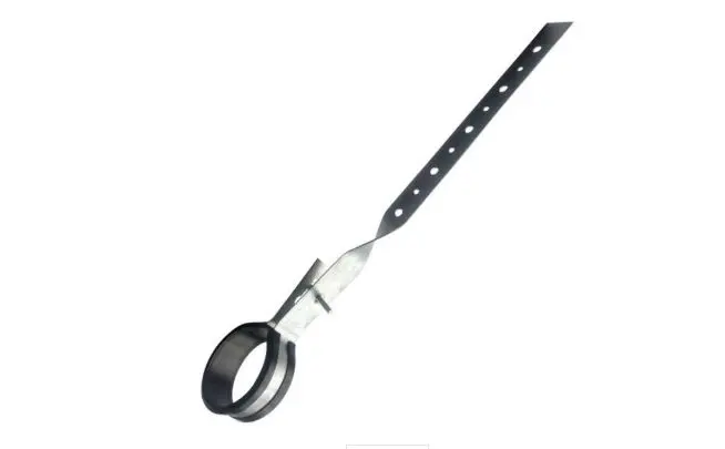 200006  3'' X 12'' PIPE HANGER   In Vinyl Dipped Galvanized Steel 