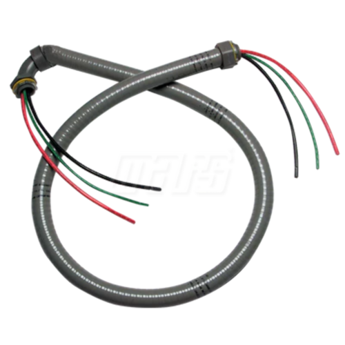 200051  ELECTRICAL WHIP KIT 1/2 X 6'' WIRE SIZE 3 X #10 CONECTOR 1/2''  200051