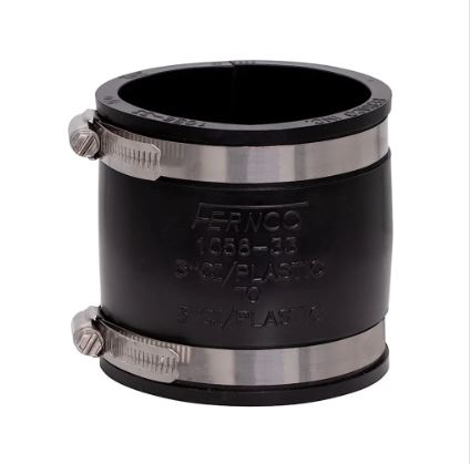 200359   FLEXIBLE COUPLING 3''X 3'' fernco