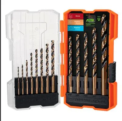 11402  High Speed Drill Set 13 Pieces  JUEGO DE BROCAS DRILL BIT SET  METAL,MADERA,PLASTICO 