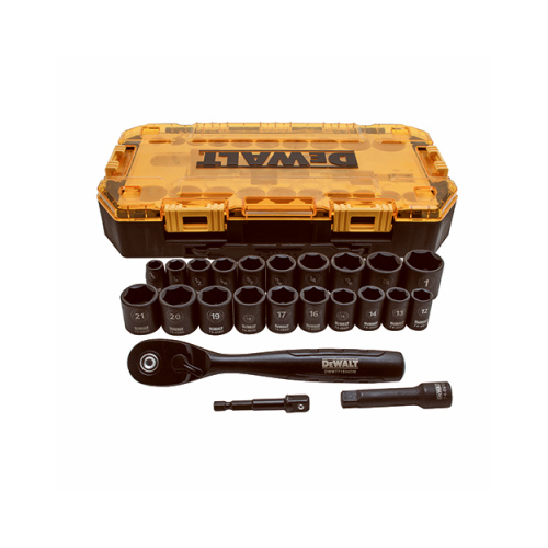 CONJUNTO DE CUBOS DE INPACTO DE TRANSMISION DE 3/8''  23PCS  DWMT74738