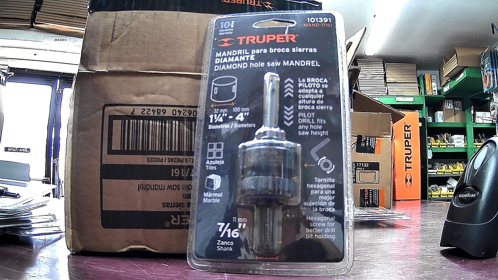 101391    MANDRIL PARA BROCA SIERRA DIAMANTE 11/4-4''  101391