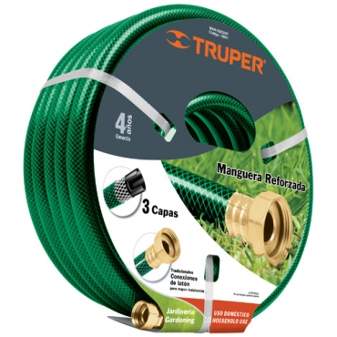 16033   82 Ft 1/2" Reinforced 3 Ply Hose   MANGUERA 82 FT 24M - 1/2'' 3 CAPAS