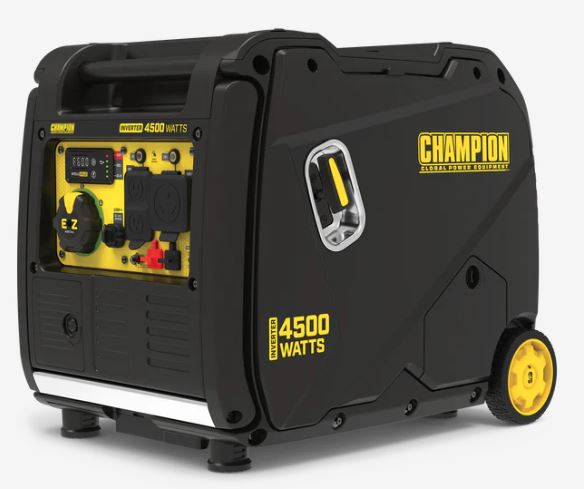 200987  CHAMPION GENERATOR 3500W/4500W INVERTER 212CC CARB MS OIL USB   200989