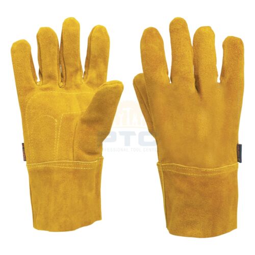 14241  GUANTES DE CARNAZA Heavy Duty Leather Gloves Small