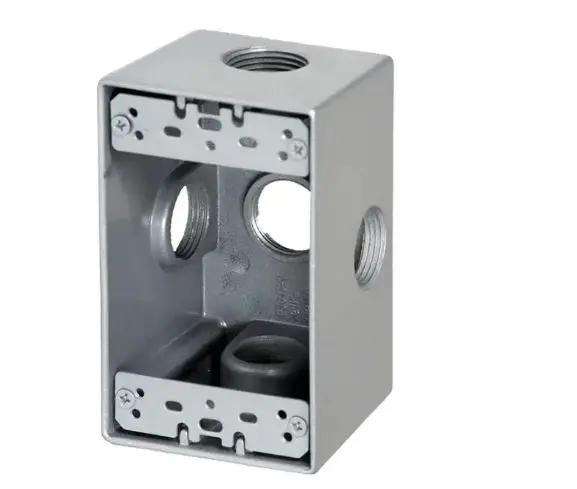 TWSB550XG 1B50-5X  1G  WP BX, (5)1/2''HUBS GRAY BOX