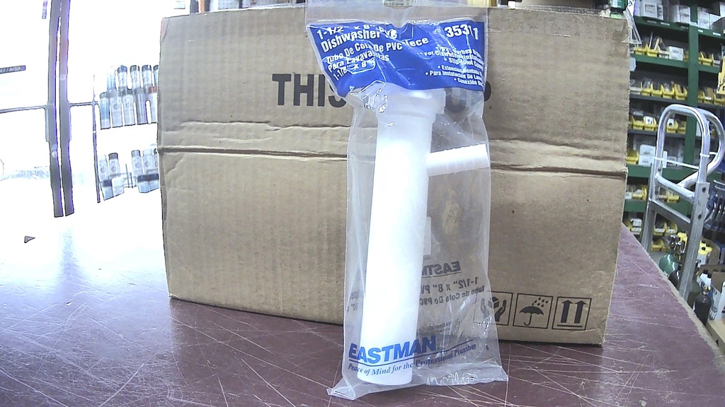 35311   1-1/2'' X 8 PVC DISHWASHER TAILPIECE