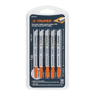 18127  PARA CORTAR MADERA MACIZA GRUESA Y PVC T ZANCO 5P 8 Tpi Jigsaw Blade T Shank For Wood (5 pc)