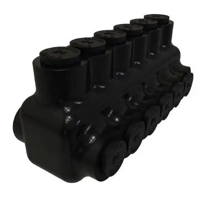 LICD4-6 USAD4-6 PBTD-6-4 63004A Insulated Mechanical 6 Port Tap Connector 14-4awg
