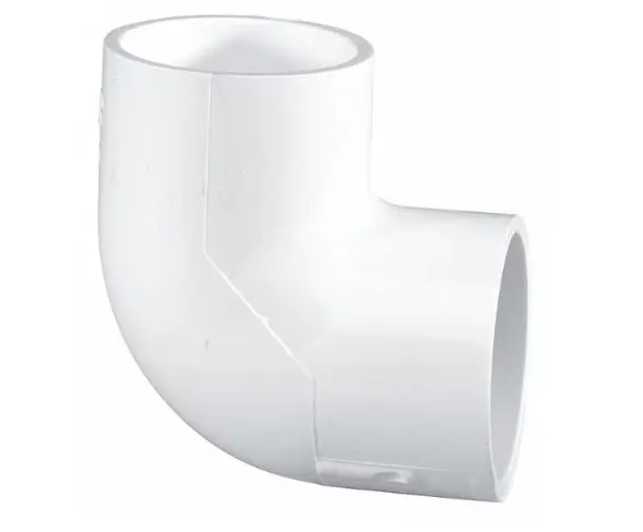 [48457N] PVC 90° Elbow – 3/4 in Slip x Slip Fitting.