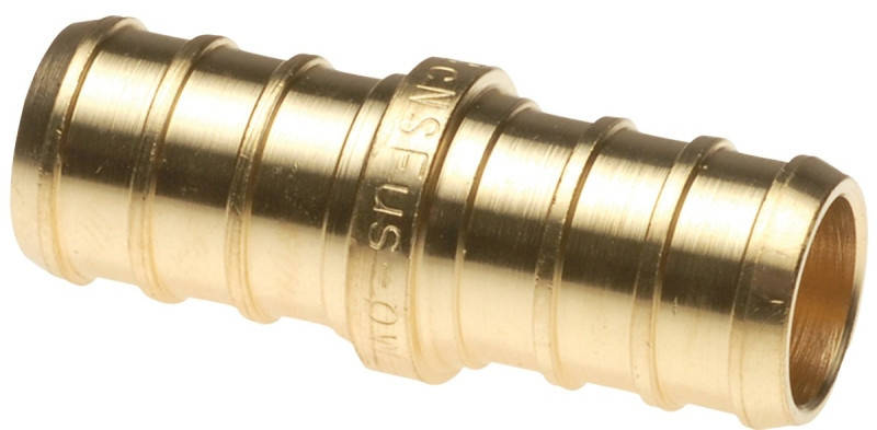 APXC1212  1/2'' IN BRASS PEX BARB COUPLING