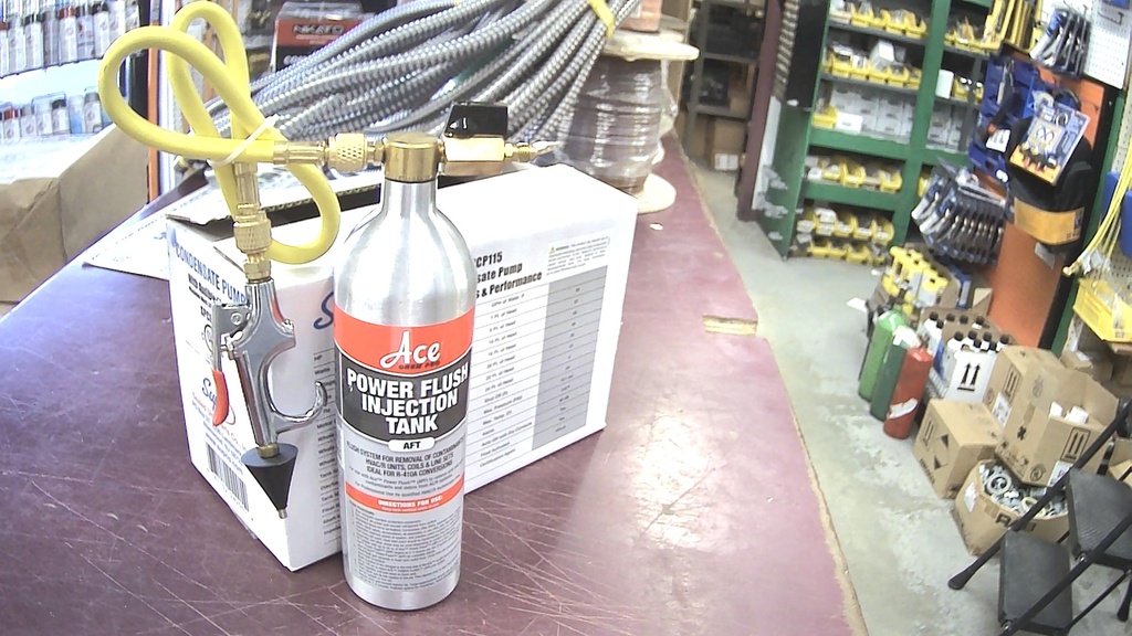 AFT POWER FLUSH INJECTIONS TANK