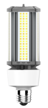 HIDFA-27S-E26-8CCT-BYP  27/18/12W 3000/4000/5000K E26 100-277V Post Top RAB 