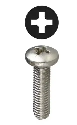 3005285 3/8''X3'' PAN PHIL MACHINE SCREW S.S TORNILLO 