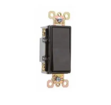 2624BK  4W GRADE DECORATOR SWITCH BLACK