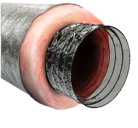 480C    R6 FLEX X 25' DUCT A/C