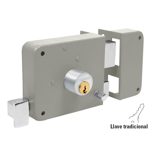 43574   Mounted, right rim lock   CERRADURA DE SOBREPONER DERECHO