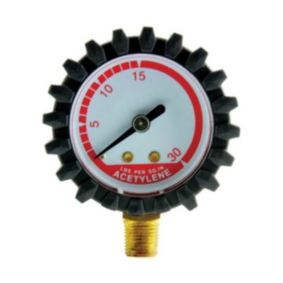 G15D  1-5'' WELDING GAUGE 30PSIG (RED LINE 15-30)