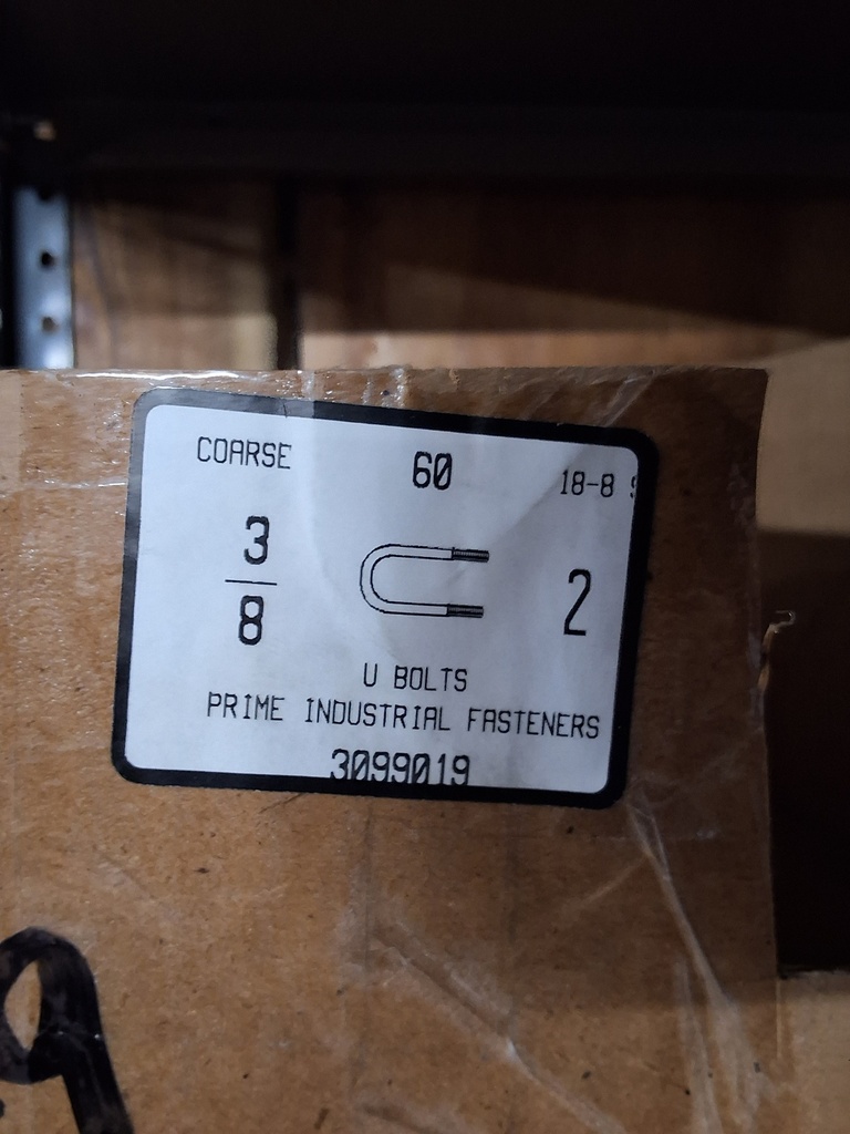 3099019  2"U BOLT STAINLESS STEEL