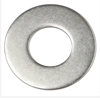 NIK-507030 S/S  FLAT WASHER STAINLESS STEEL 1/4'' BOX-200