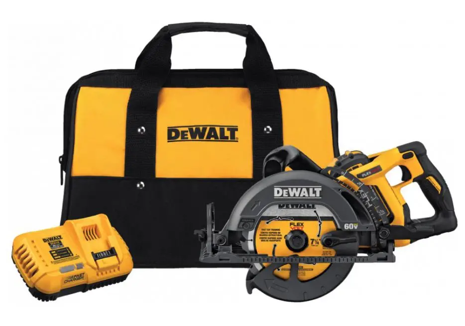 DCS577X1   60V MAX CIRCULAR SAW KIT 7-1/4'' INCH WORM STYLE 9.0A BATTERY