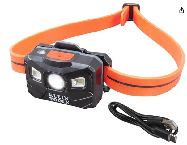 56064  LUZ FRONTAL RECARGABLE 400LUM